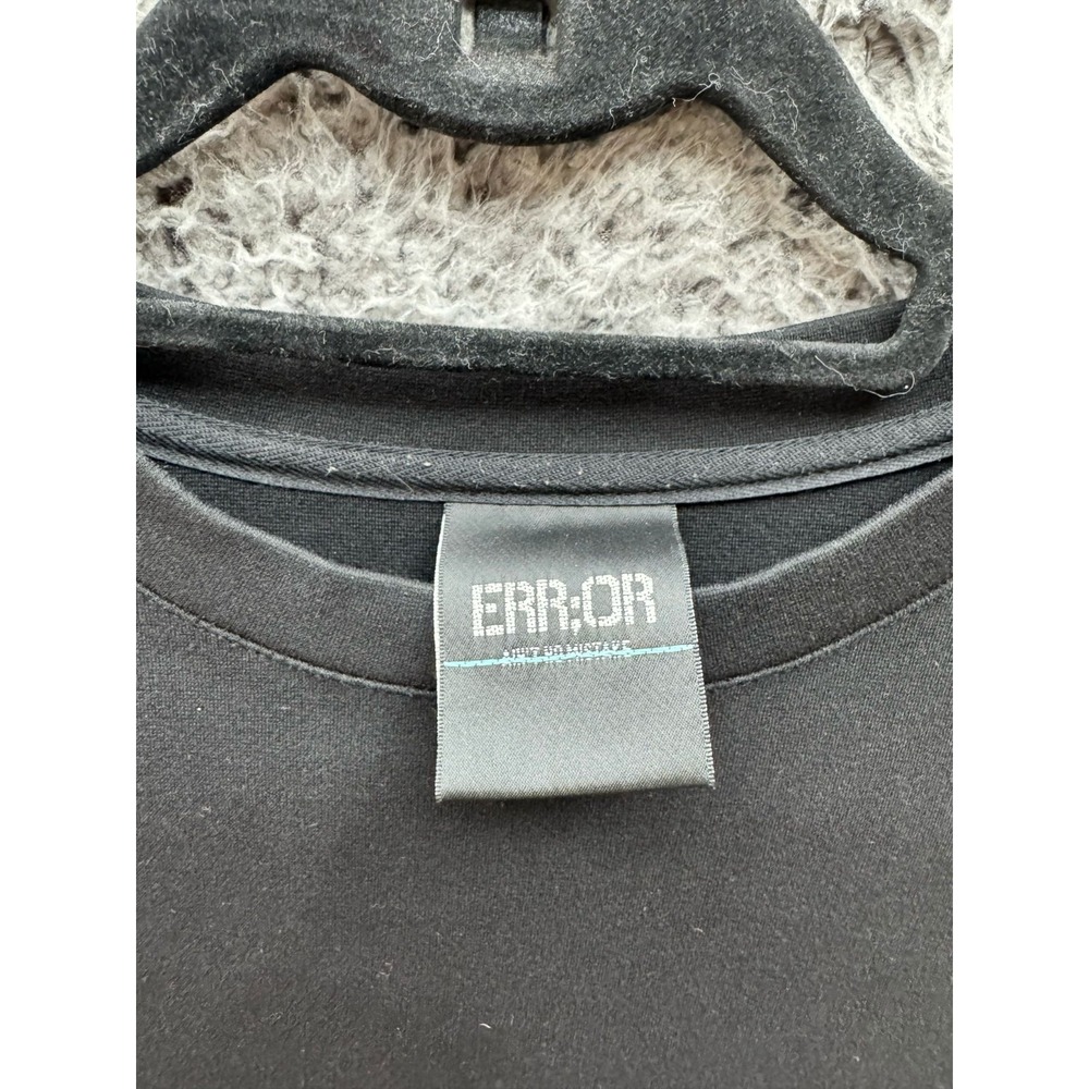 Err;Or Distressed Patchwork Pullover Long Sleeve … - image 3